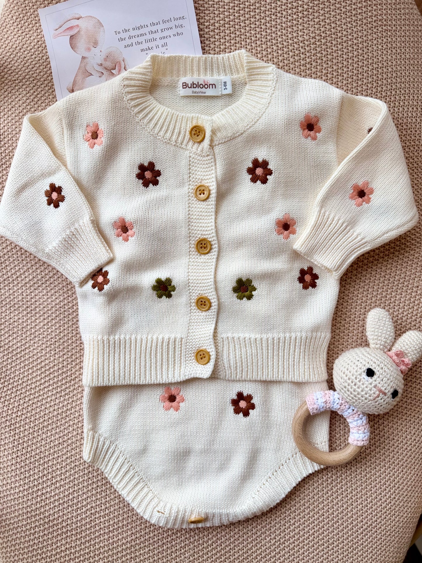 Floral Knit Set