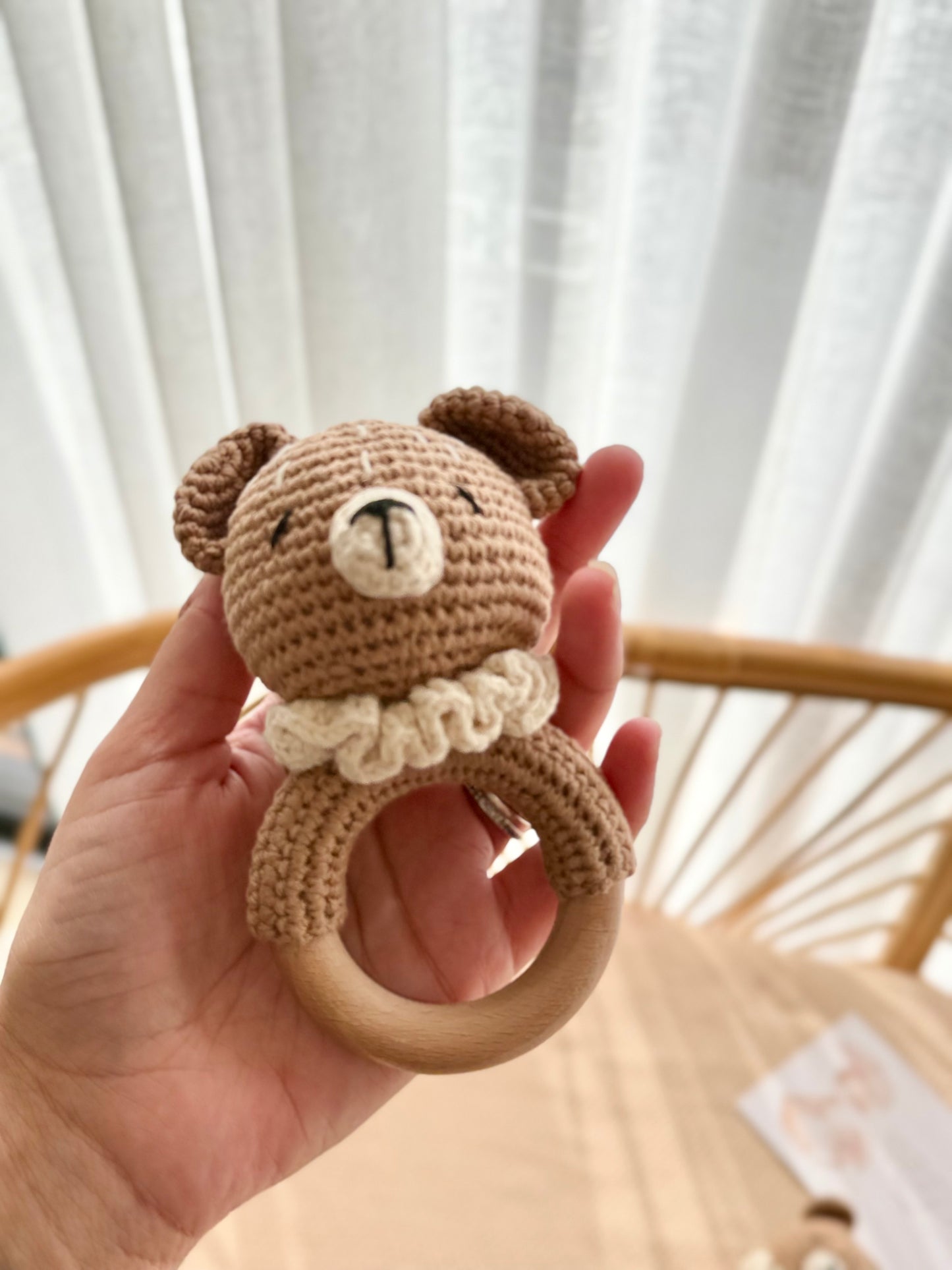 Coco-HandMade Wooden Rattle