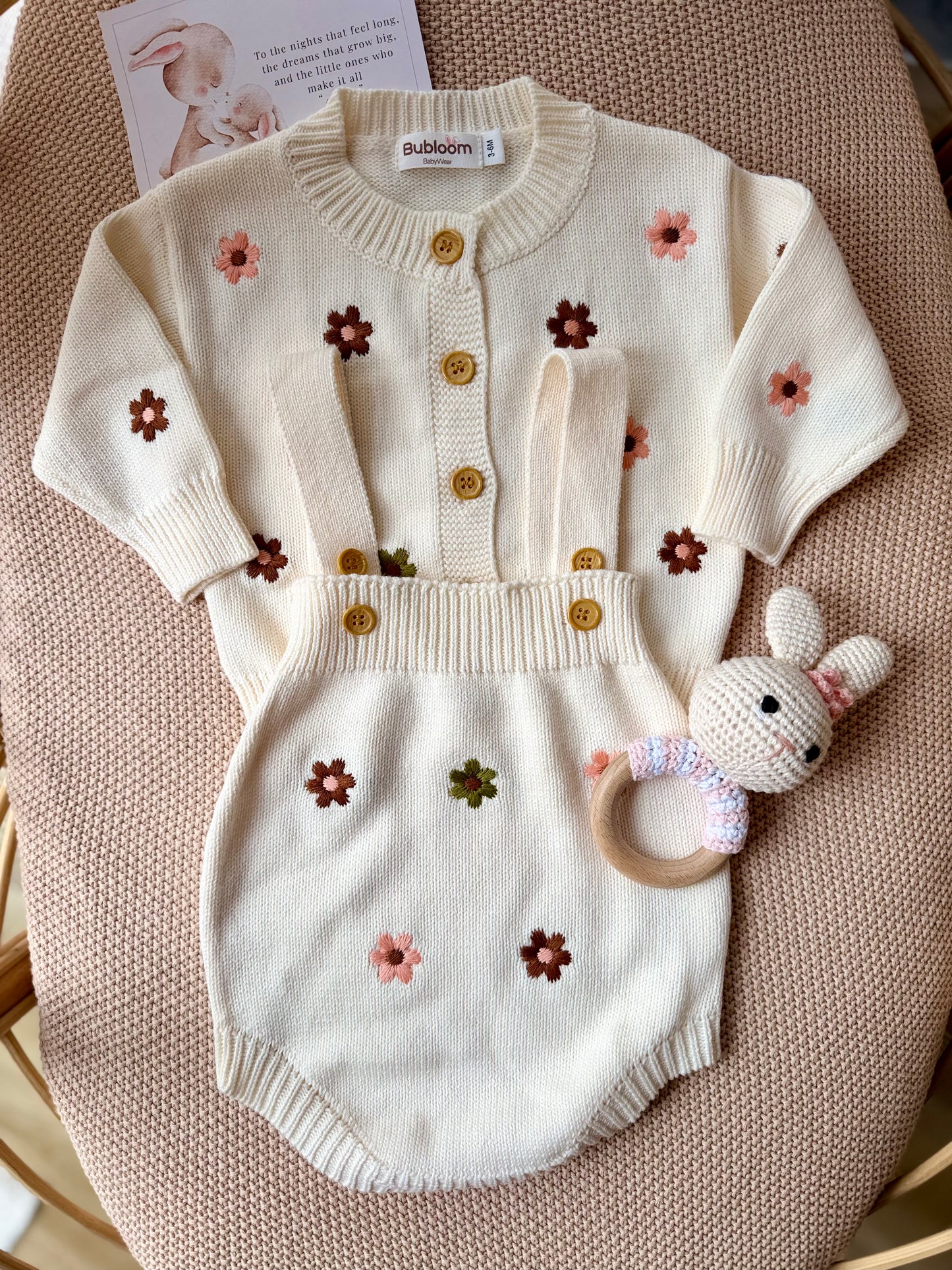 Floral Knit Set