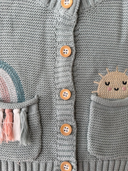 Blue Sky Knit Cardigan Only