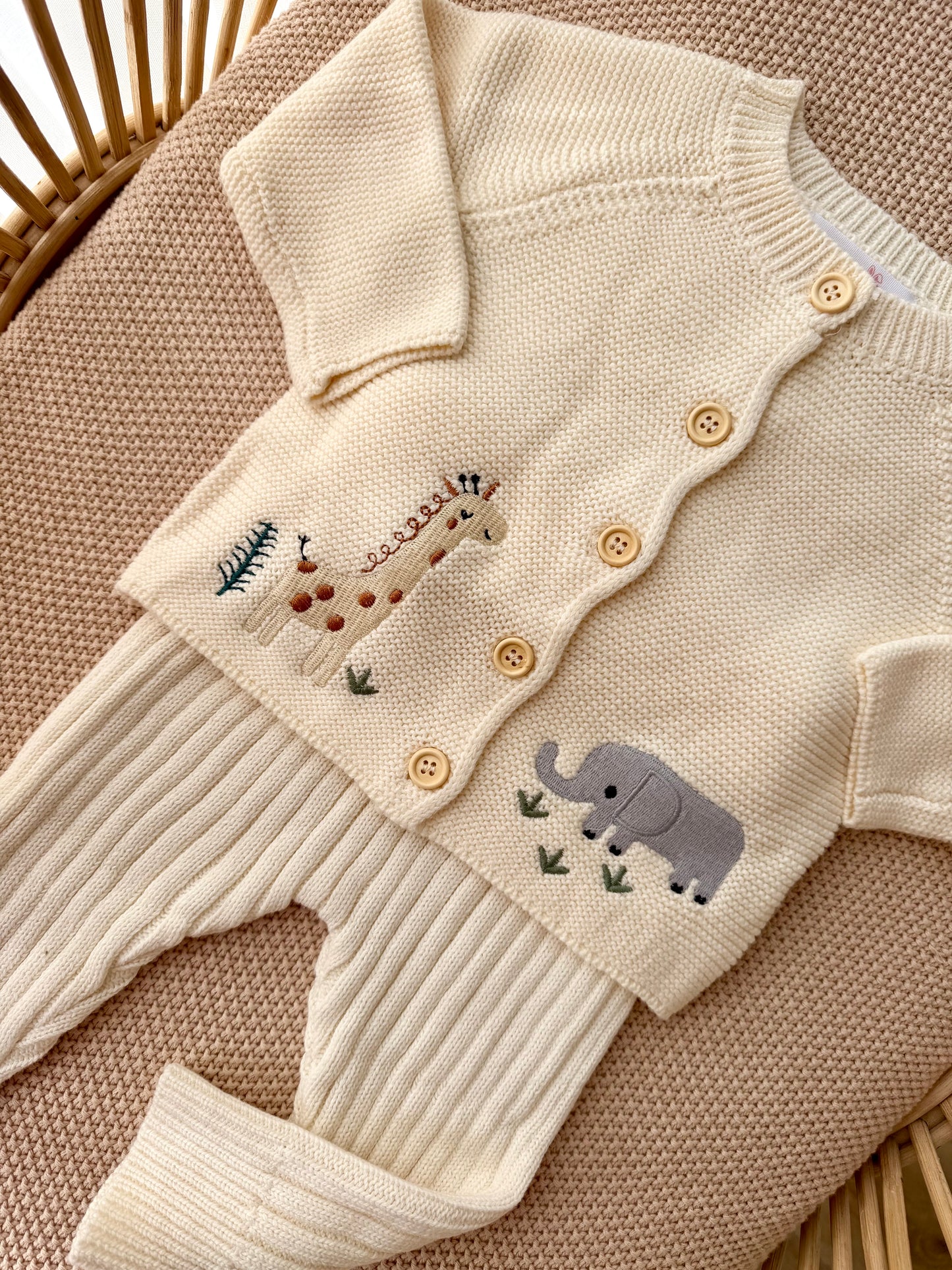 Safari Set (Cardigan & Bottom)