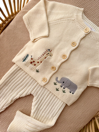 Safari Set (Cardigan & Bottom)