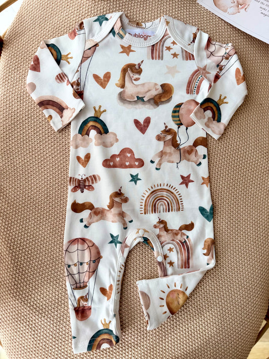 Rainbow Dreams Cotton Romper