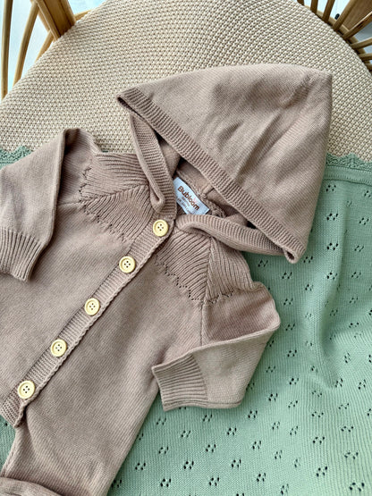 Pebble Hooded Romper