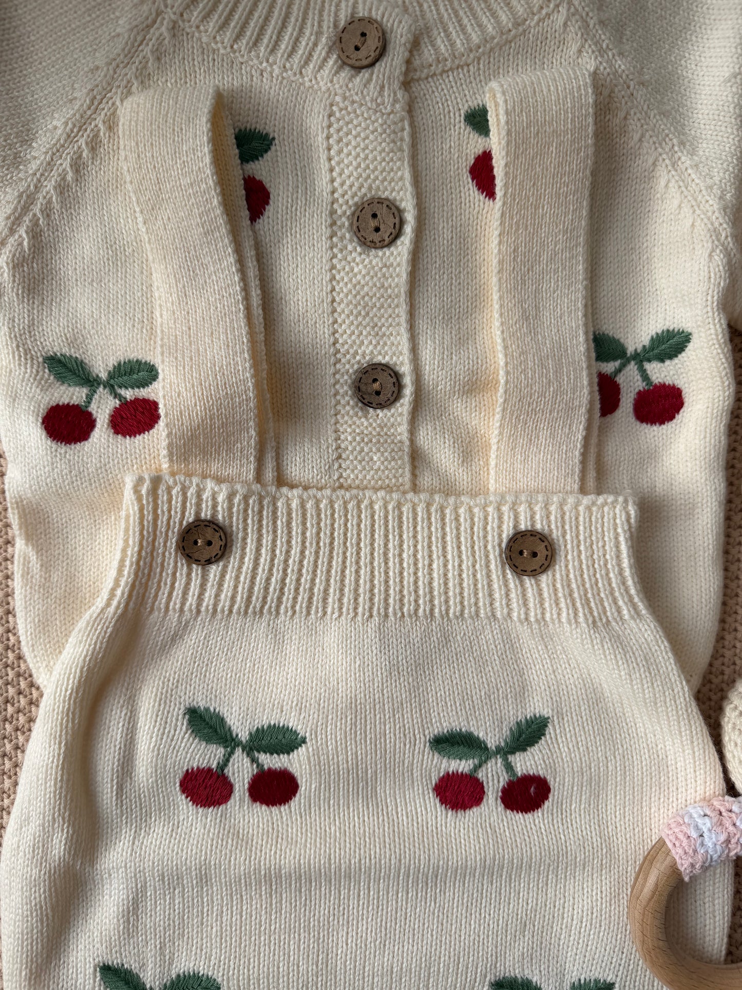 Cherry Knit Set