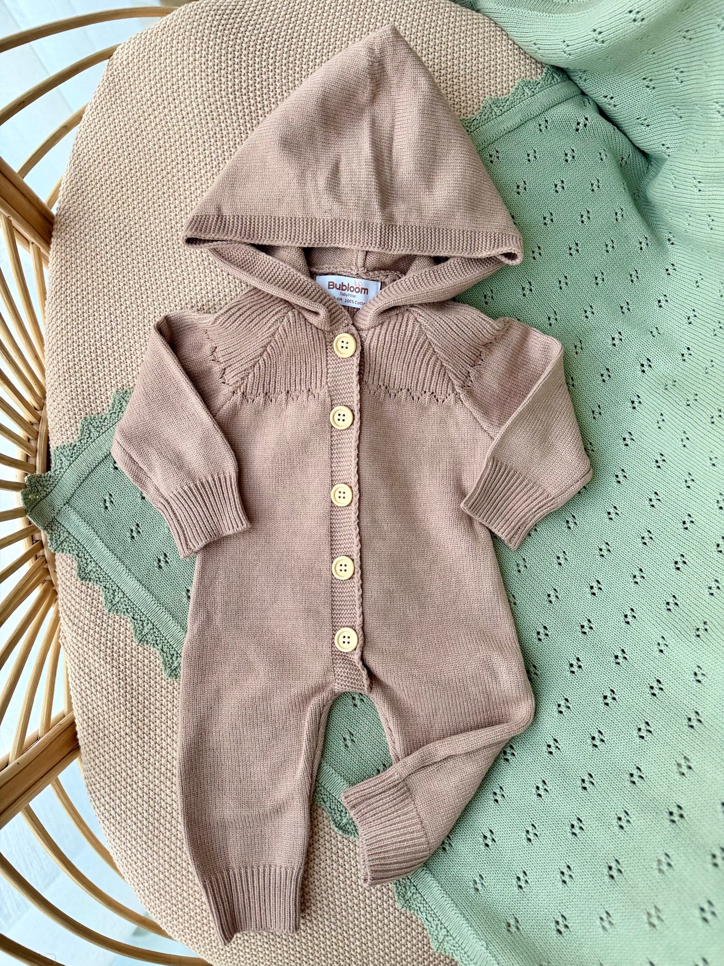 Pebble Hooded Romper