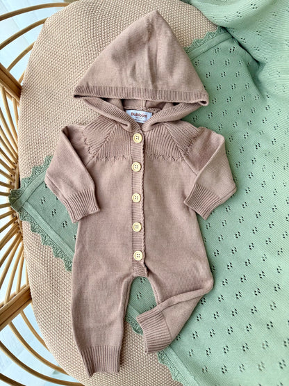 Pebble Hooded Romper