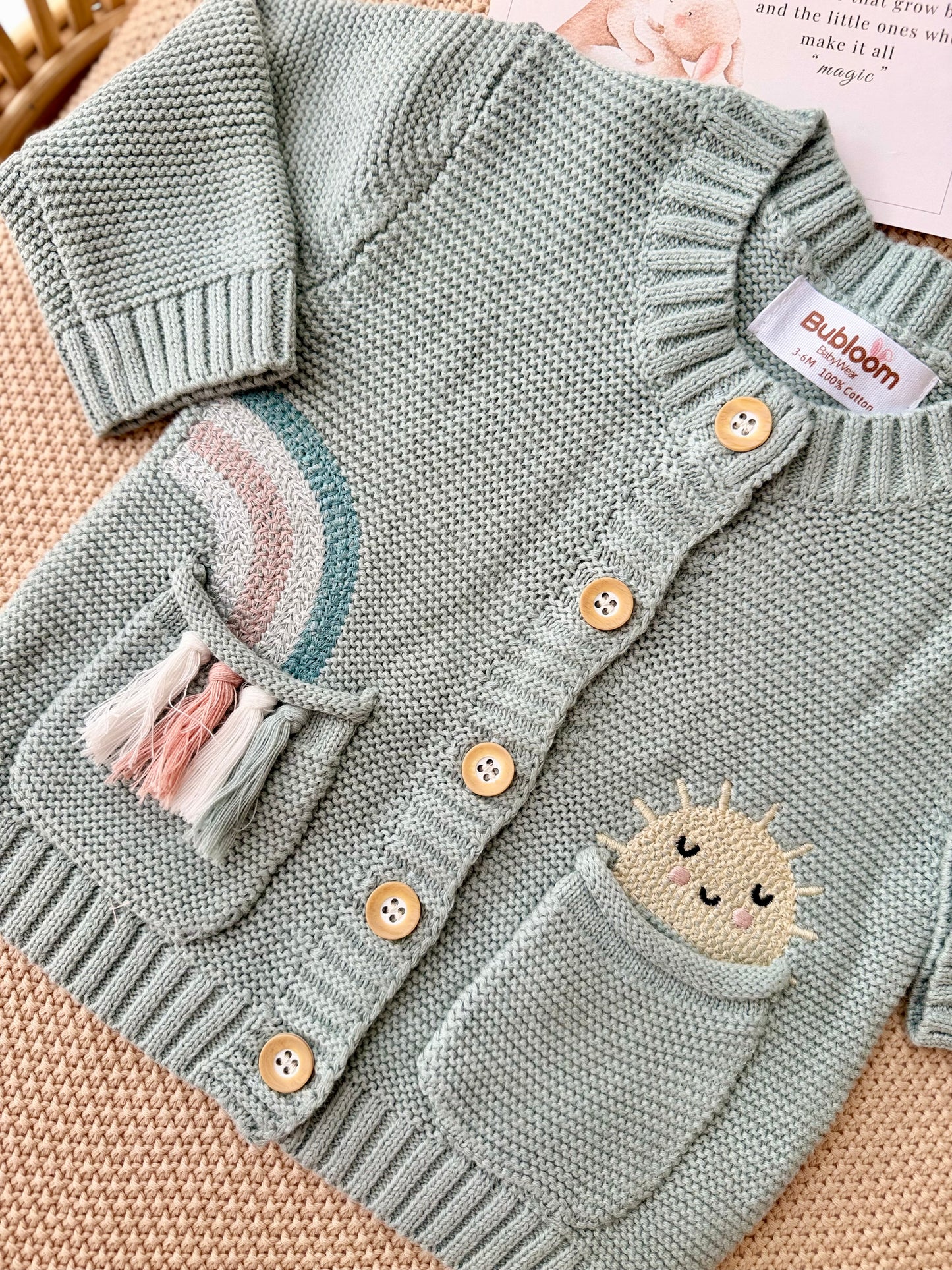 Blue Sky Set (Cardigan & Bottom)