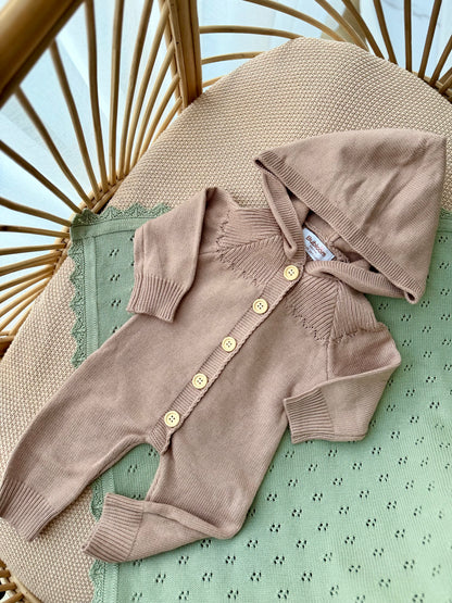 Pebble Hooded Romper