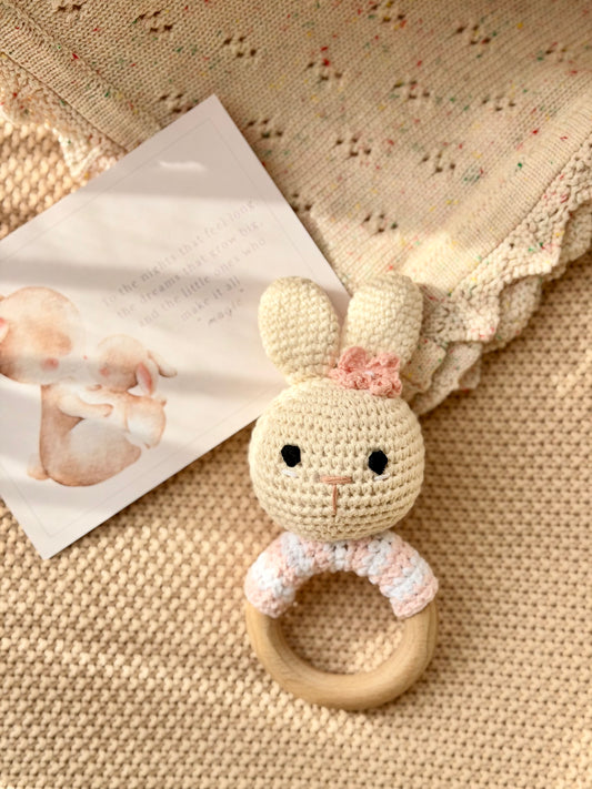 Lulu-HandMade Wooden Rattle