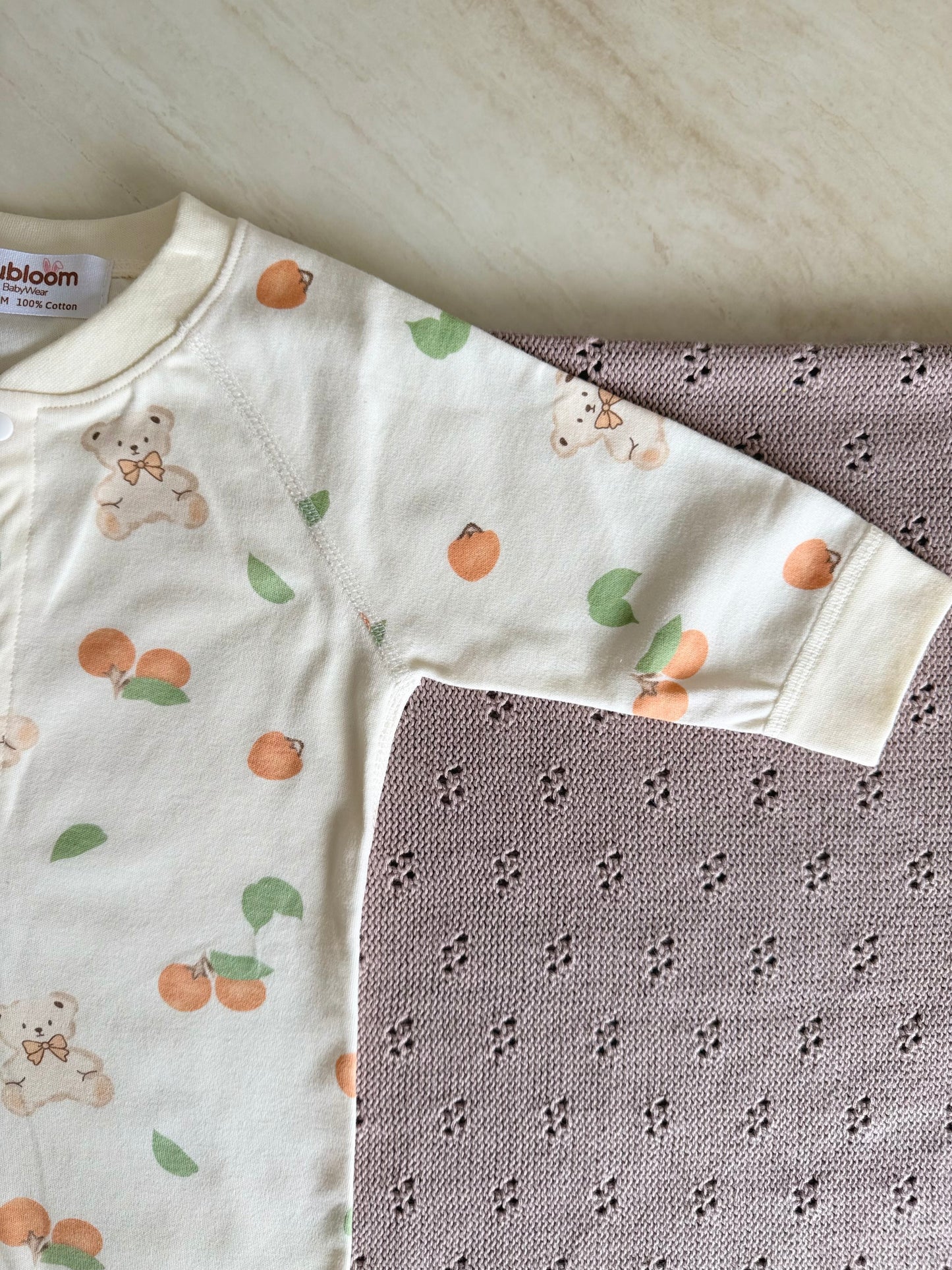 Little Citrus Teddy Romper