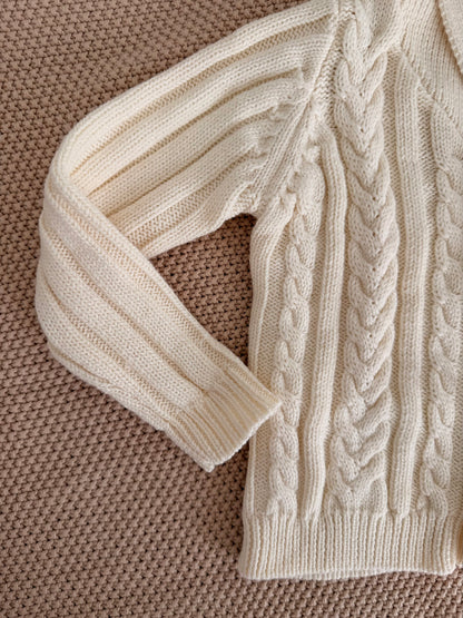 Pure Knit Cardigan In Beige